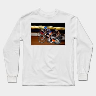 Reading Racers Speedway Motorcycle Action Long Sleeve T-Shirt